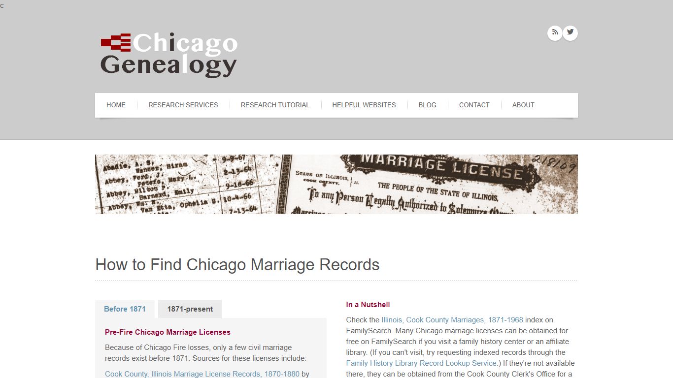 ChicagoGenealogy | How to Find Chicago Marriage Records